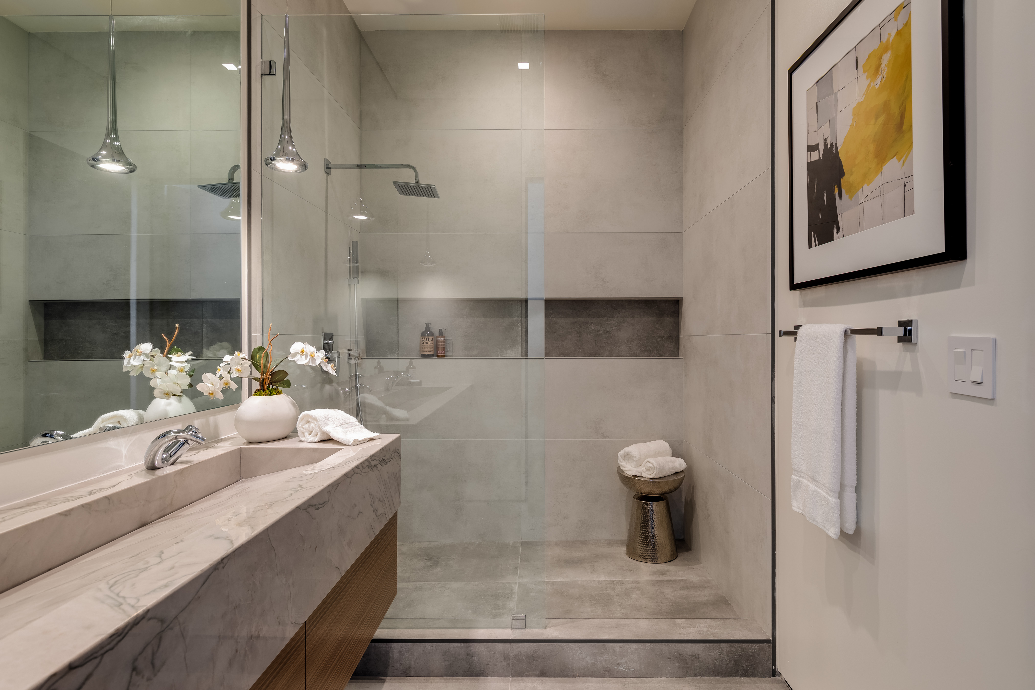 Tarzana, CA New Construction Estate Bathroom Design