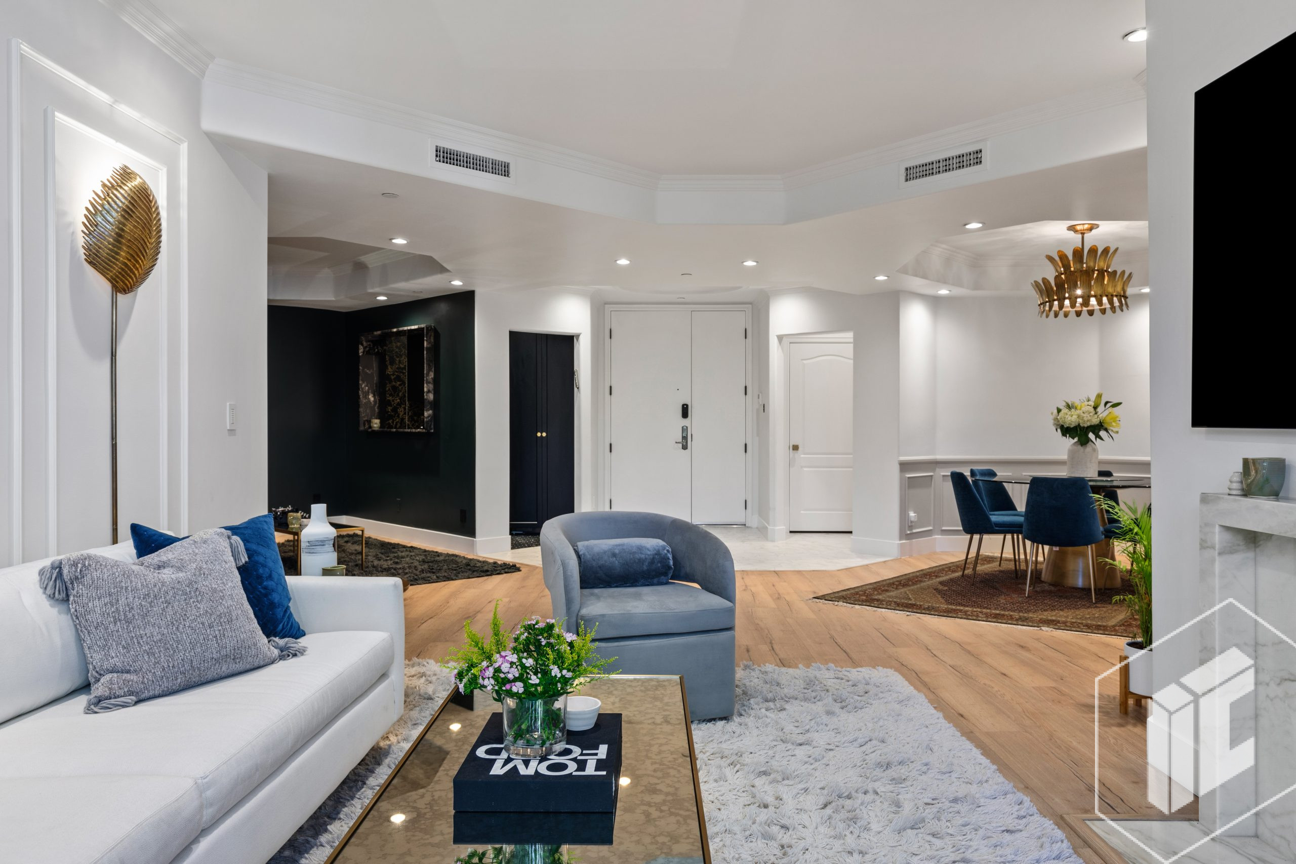 Beverly Hills Remodel Living Room Design