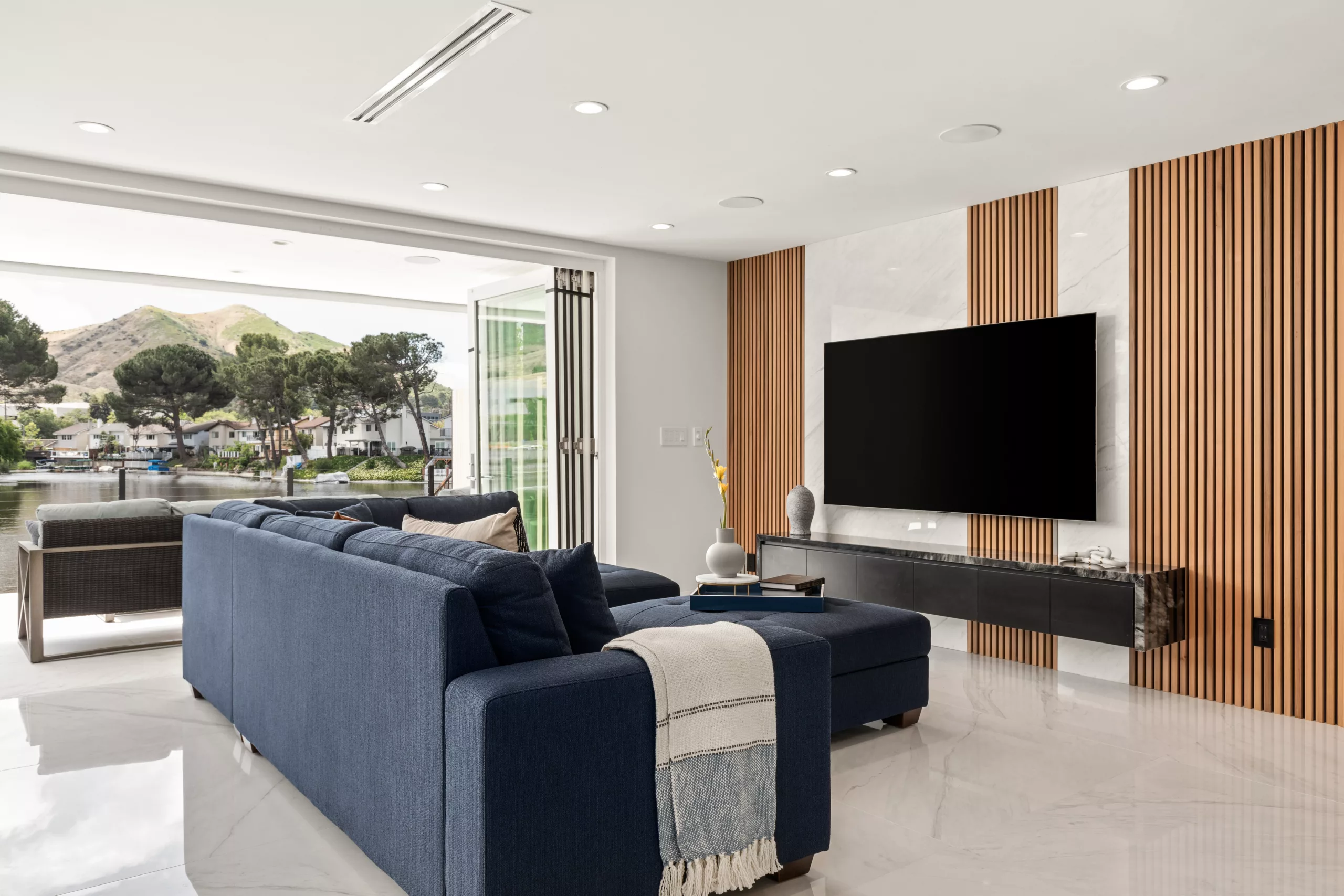 Agoura Hills, CA Home Renovation Living Room Design