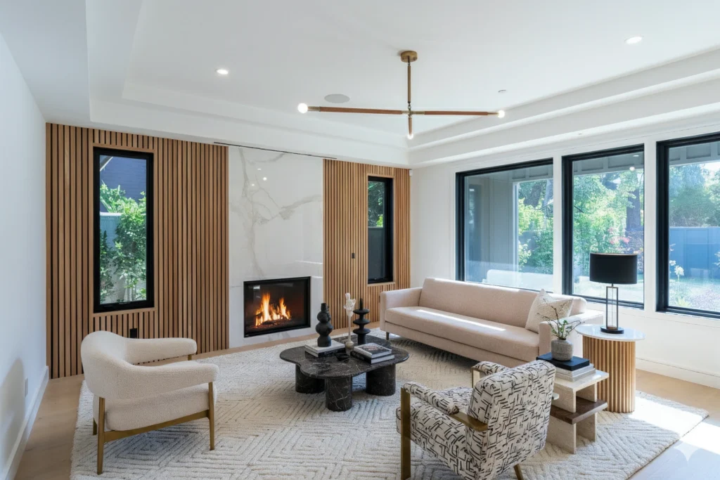 Living Room Design, Sherman Oaks CA Interior Conception