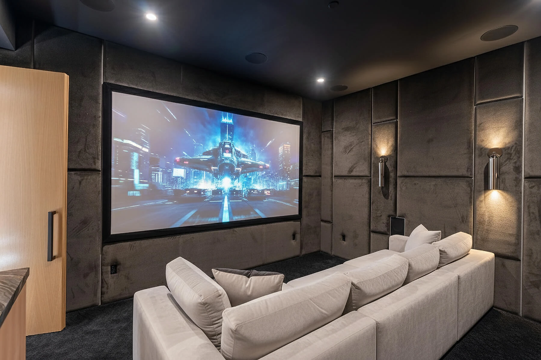 Theater Room Design, Sherman Oaks CA Interior Conception