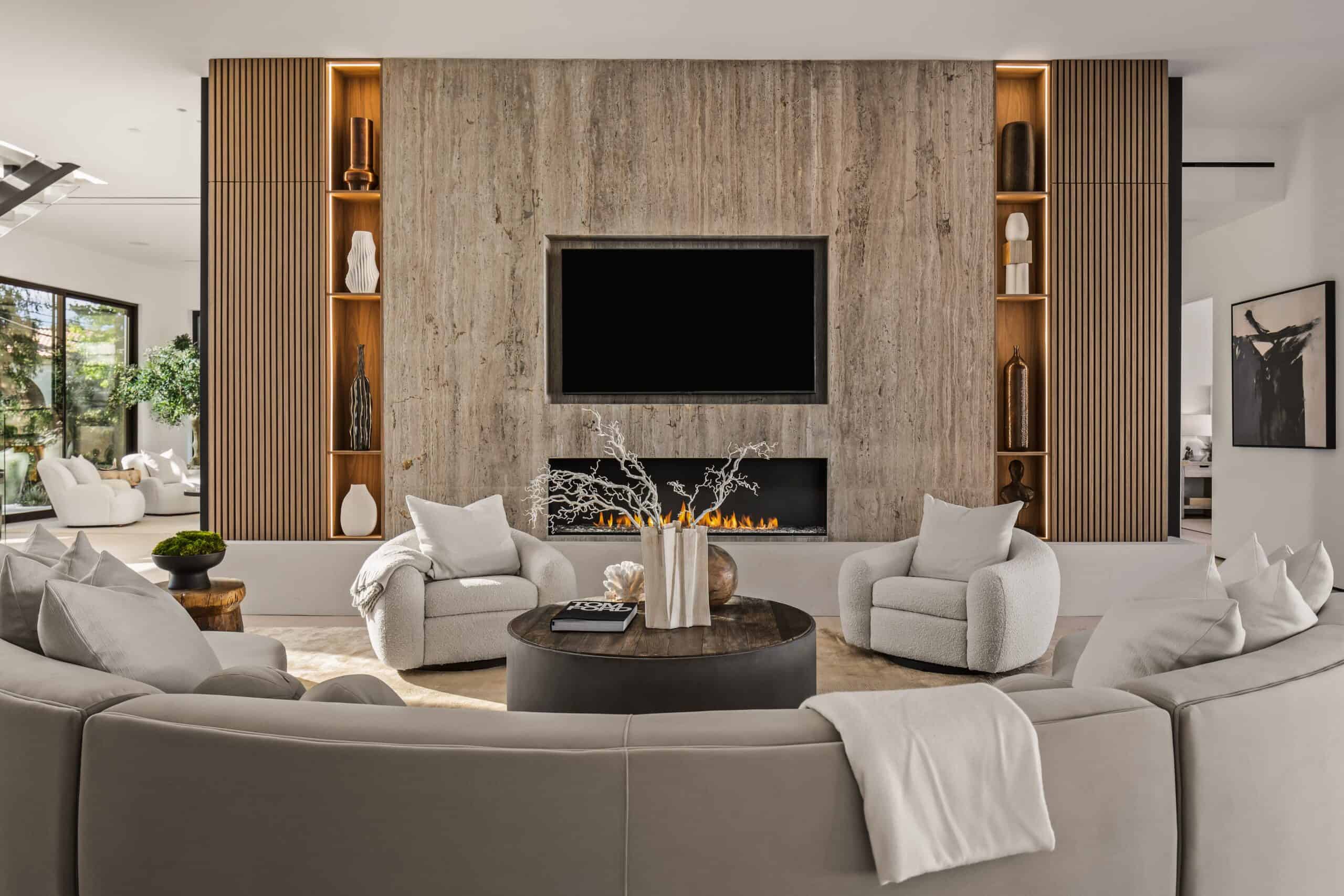 Family Room Design | Luxury Modern Estate | Encino, CA