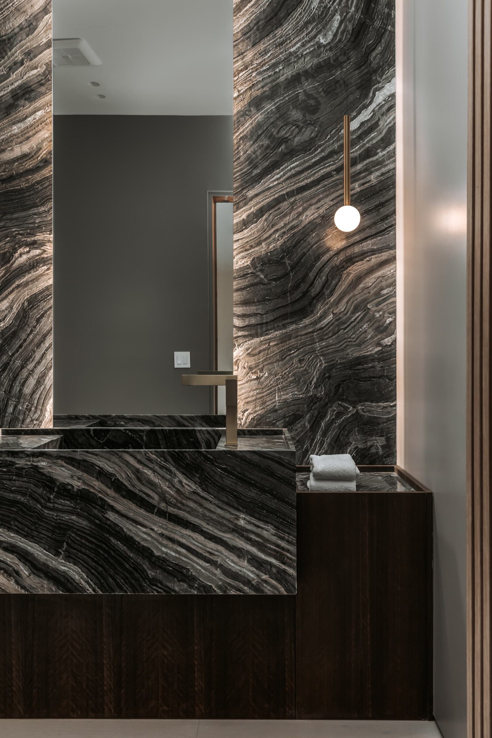Powder Room Design | Luxury Modern Estate | Encino, CA